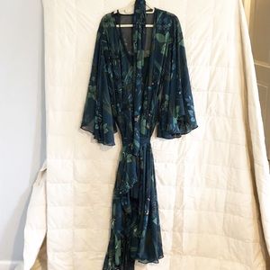 City Chic Wrap Dress Floral Print